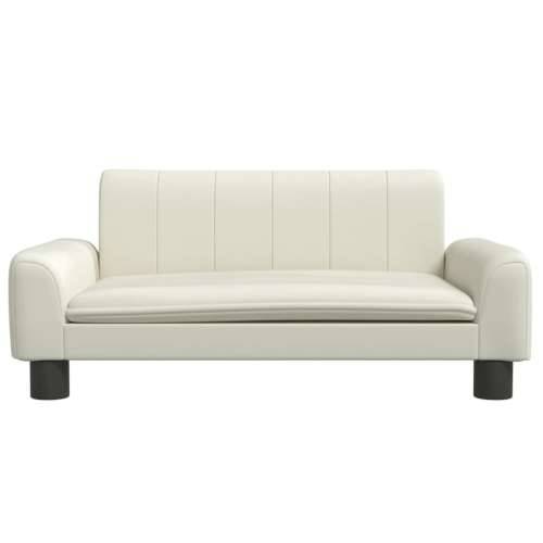 Krevet za pse krem 70 x 45 x 30 cm od umjetne kože - Krema 70 x 45 x 30 cm Umjetna koža Cijena