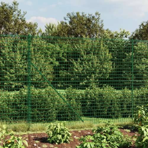 Ograda od žičane mreže zelena 2,2 x 25 m od pocinčanog čelika Cijena
