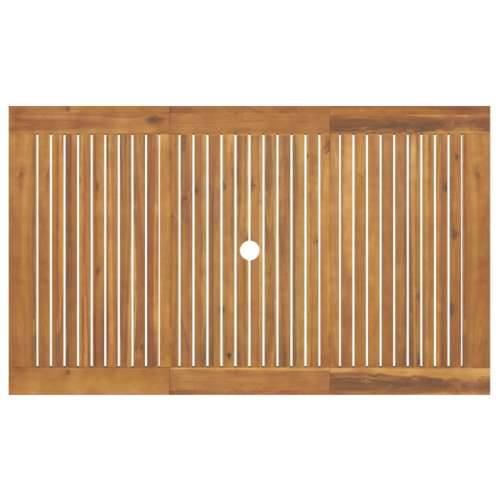 Vrtna garnitura - 5-dijelni vrtni blagovaonski set od masivnog bagremovog drva - Dužina stola 150 cm 4 Cijena