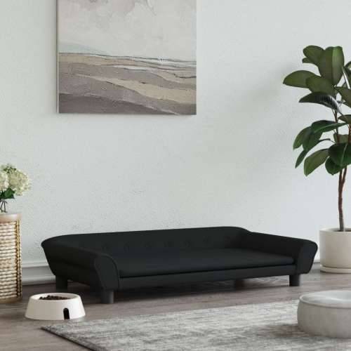 Krevet za pse crni 100 x 50 x 21 cm baršunasti - Crna 100 x 50 x 21 cm Cijena