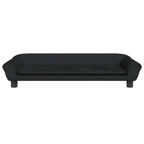 Krevet za pse crni 100 x 50 x 21 cm baršunasti - Crna 100 x 50 x 21 cm Cijena