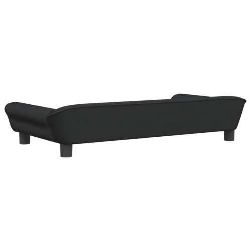 Krevet za pse crni 100 x 50 x 21 cm baršunasti - Crna 100 x 50 x 21 cm Cijena