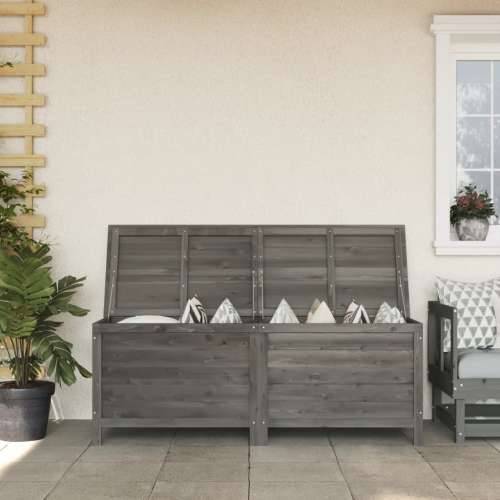 Vrtna kutija za pohranu antracit 150 x 50 x 56,5 cm od jelovine - Antracit 150 x 50 x 56.5 cm Cijena