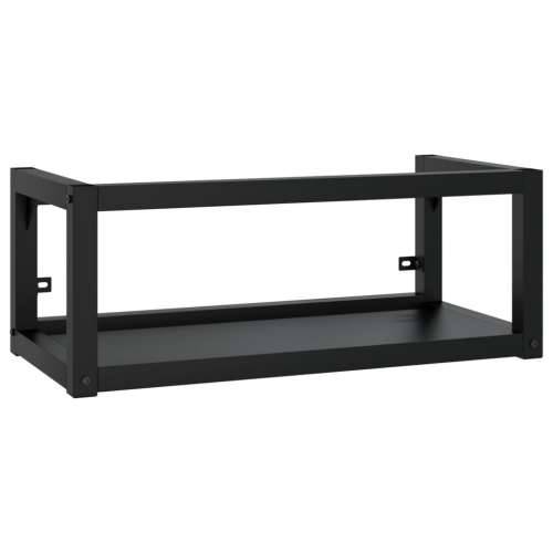 Kupaonski okvir s ugrađenim Lavabo - Umivaonikom crni željezni - Crna 79 x 38 x 31 cm 1 Cijena