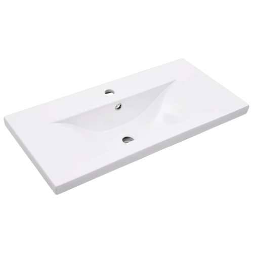 Kupaonski okvir s ugrađenim Lavabo - Umivaonikom crni željezni - Crna 79 x 38 x 31 cm 1 Cijena