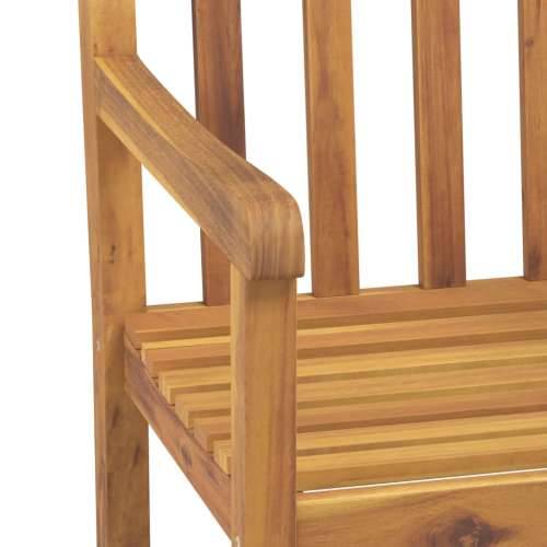 Vrtna garnitura - 7-dijelni vrtni blagovaonski set od masivnog bagremovog drva - Dužina stola 150 cm 6 Cijena