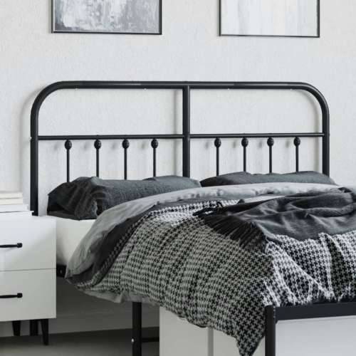 Metalno uzglavlje crno 150 cm - Crna 150 cm 1 Cijena