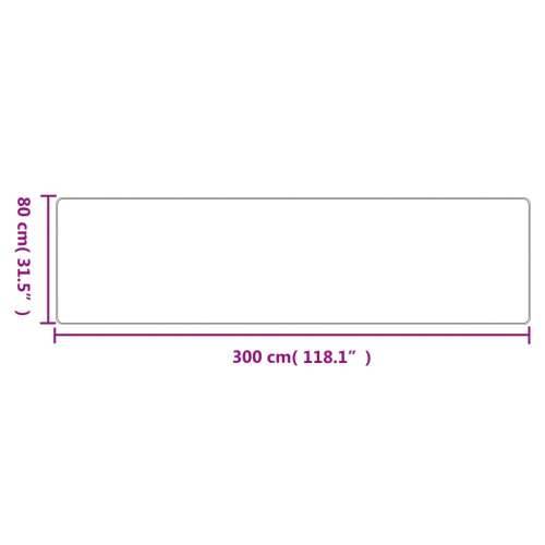 Tepih-staza s izgledom sisala smeđesiva 80 x 300 cm - Sivo-smeđa 80 x 300 cm Cijena