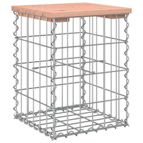 Vrtna klupa s gabionskim dizajnom 33x31x42 cm drvo duglazije Prirodni douglas 33 x 31 x 42 cm 1 Cijena