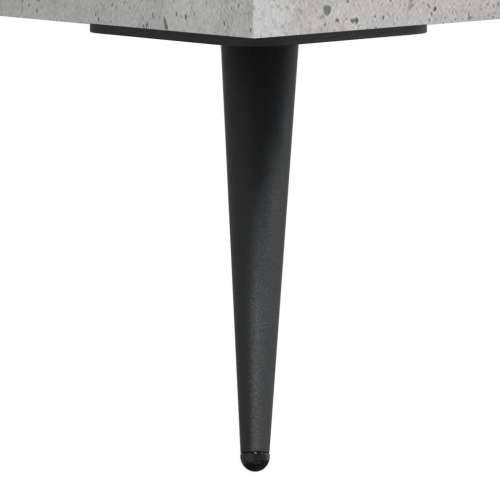 Visoka komoda siva betona 69,5x32,5x180 cm konstruirano drvo - Beton siva 1 3 police Cijena