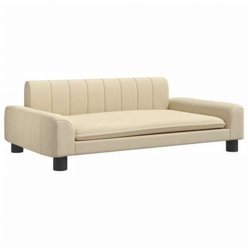 Krevet za pse krem 90 x 53 x 30 cm od tkanine - Krema 90 x 53 x 30 cm tkanina Cijena