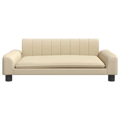Krevet za pse krem 90 x 53 x 30 cm od tkanine - Krema 90 x 53 x 30 cm tkanina Cijena