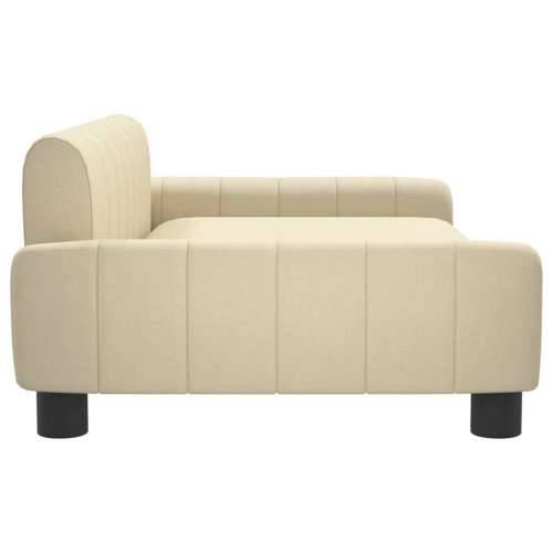 Krevet za pse krem 90 x 53 x 30 cm od tkanine - Krema 90 x 53 x 30 cm tkanina Cijena