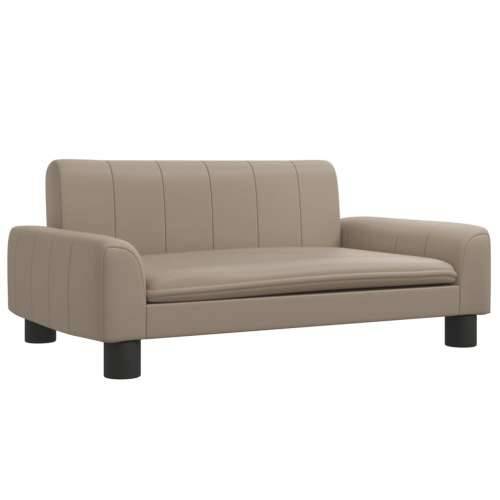 Krevet za pse cappuccina 70 x 45 x 30 cm od umjetne kože - Boja cappuccina 70 x 45 x 30 cm Umjetna koža Cijena