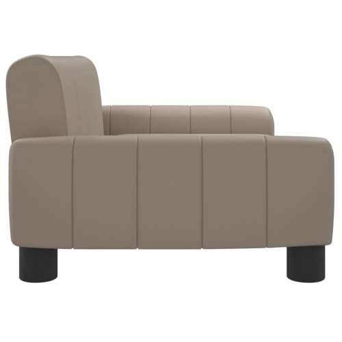 Krevet za pse cappuccina 70 x 45 x 30 cm od umjetne kože - Boja cappuccina 70 x 45 x 30 cm Umjetna koža Cijena