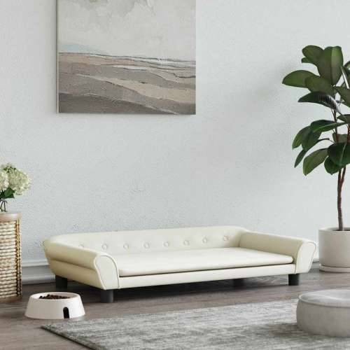 Krevet za pse krem 100 x 50 x 21 cm baršunasti - Krema 100 x 50 x 21 cm Cijena