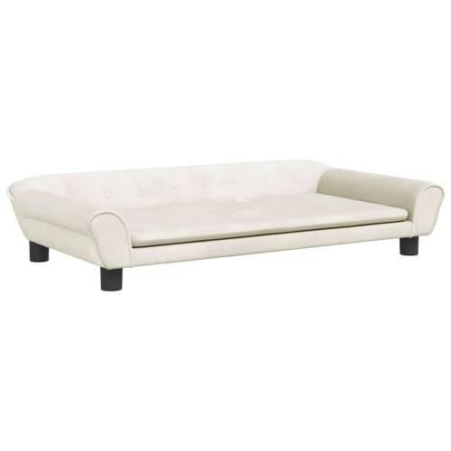 Krevet za pse krem 100 x 50 x 21 cm baršunasti - Krema 100 x 50 x 21 cm Cijena
