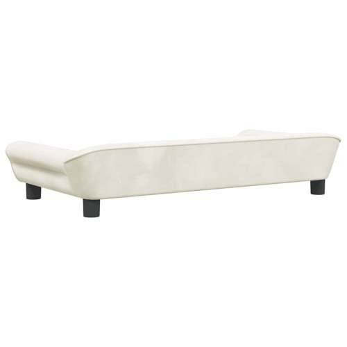 Krevet za pse krem 100 x 50 x 21 cm baršunasti - Krema 100 x 50 x 21 cm Cijena