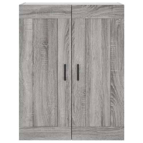 Visoka komoda siva sonome 69,5x34x180 cm od konstruiranog drva - Sivi hrast sonoma 1 3 ladice Cijena