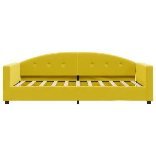 Dnevni krevet žuti 80 x 200 cm baršunasti - Žuta 80 x 200 cm bez madraca Cijena