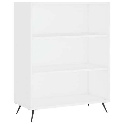 Visoka komoda bijela 69,5 x 32,5 x 180 cm od konstruiranog drva - Bijela 1 3 police Cijena