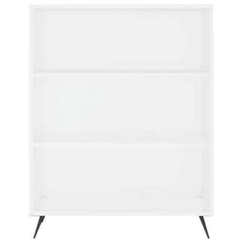 Visoka komoda bijela 69,5 x 32,5 x 180 cm od konstruiranog drva - Bijela 1 3 police Cijena