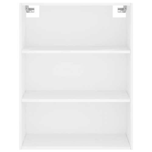 Visoka komoda bijela 69,5 x 32,5 x 180 cm od konstruiranog drva - Bijela 1 3 police Cijena
