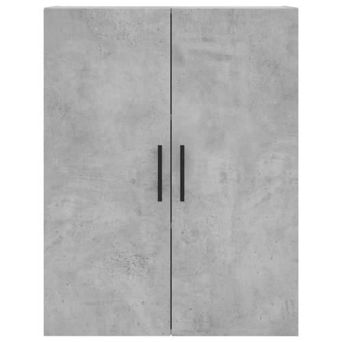 Visoka komoda siva betona 69,5x34x180 cm od konstruiranog drva - Beton siva 1 2 vrata Cijena