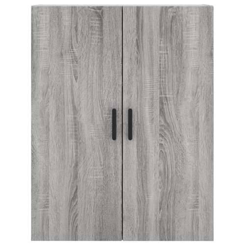 Visoka komoda siva sonome 69,5x34x180 cm od konstruiranog drva - Sivi hrast sonoma 1 2 vrata Cijena
