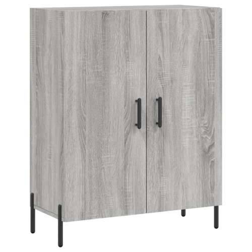 Visoka komoda siva sonome 69,5x34x180 cm od konstruiranog drva - Sivi hrast sonoma 1 2 vrata Cijena