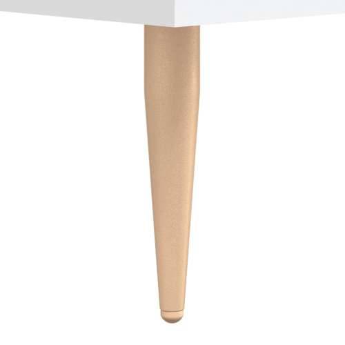 Visoka komoda bijela 69,5x34x180 cm konstruirano drvo Bijela 1 3 police Cijena