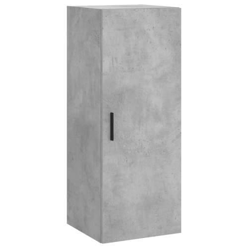 Visoka komoda siva betona 34,5x34x180 cm od konstruiranog drva - Beton siva 1 2 ladice 2 police Cijena
