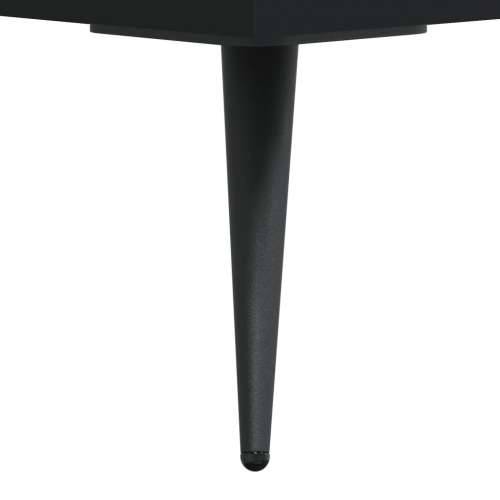 Visoka komoda crni 69,5x34x180 cm konstruirano drvo - Crna 1 2 staklena vrata Cijena
