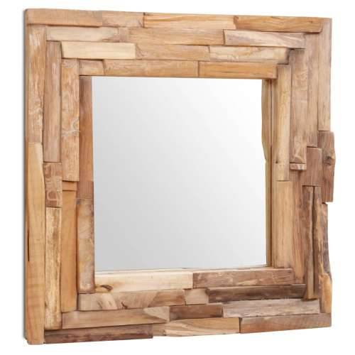Ukrasno Ogledalo od Tikovine 60x60 cm Kvadratno Cijena