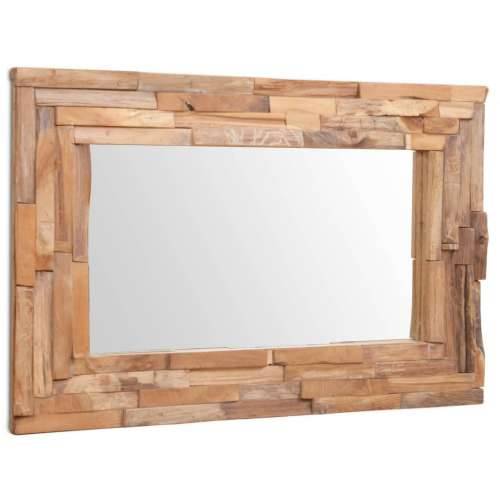 Ukrasno Ogledalo od Tikovine 90x60 cm Pravokutno Cijena