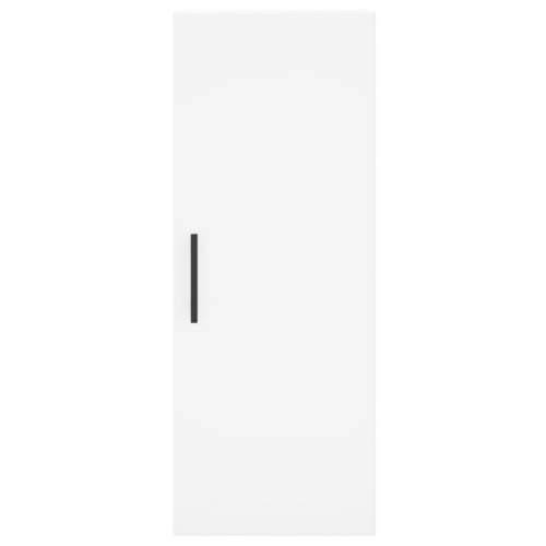 Visoka komoda bijeli 34,5x34x180 cm od konstruiranog drva - Bijela 1 2 ladice 2 police Cijena