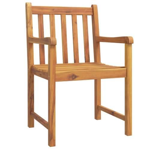 Vrtna garnitura - 5-dijelni vrtni blagovaonski set od masivnog bagremovog drva - Dužina stola 85 cm 4 Cijena