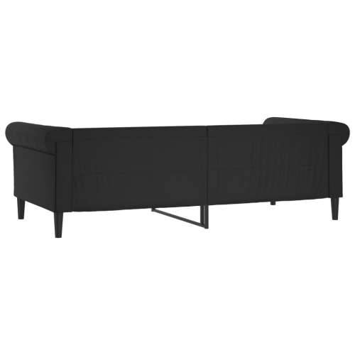 Dnevni krevet crni 80 x 200 cm od umjetne kože Crna 80 x 200 cm bez madraca Cijena
