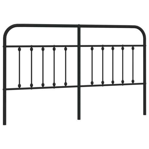 Metalno uzglavlje crno 180 cm - Crna 180 cm 1 Cijena
