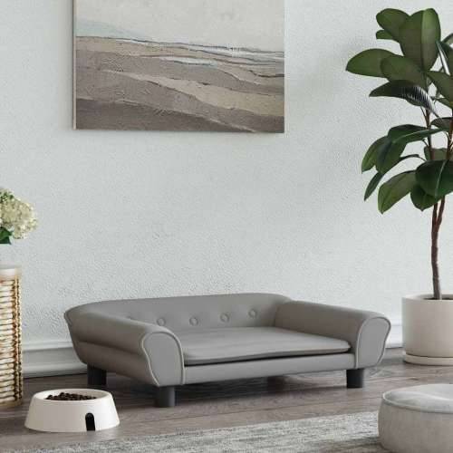 Krevet za pse svjetlosivi 70 x 48 x 22 cm baršunasti - Svjetlosiva 70 x 48 x 22 cm Cijena