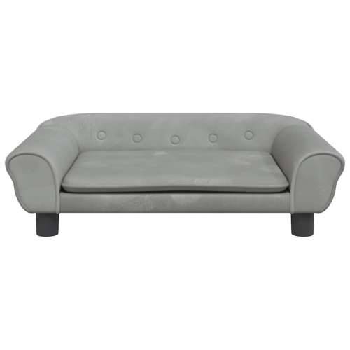 Krevet za pse svjetlosivi 70 x 48 x 22 cm baršunasti - Svjetlosiva 70 x 48 x 22 cm Cijena