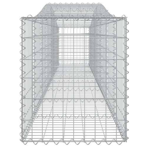 Lučne gabionske košare 20 kom 400x50x60/80 cm pocinčano željezo Cijena