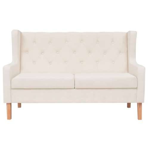 2-dijelni set sofa od tkanine krem bijeli Cijena