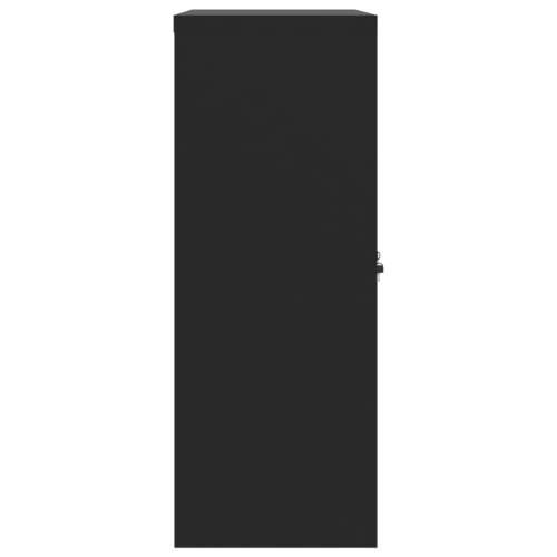Ormarić za spise crni 90 x 40 x 105 cm čelični Cijena