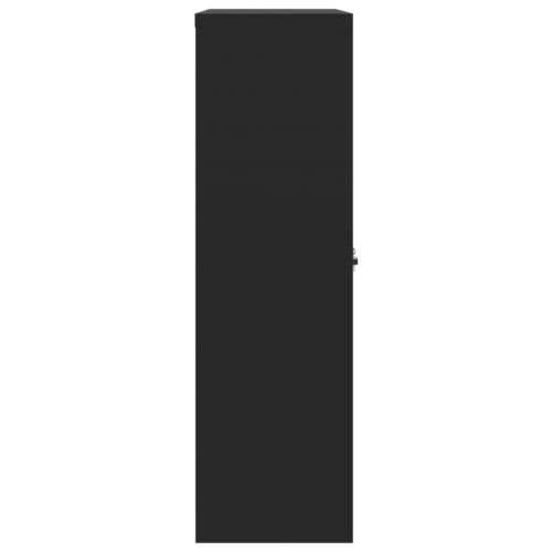 Ormarić za spise crni 90 x 40 x 140 cm čelični Cijena