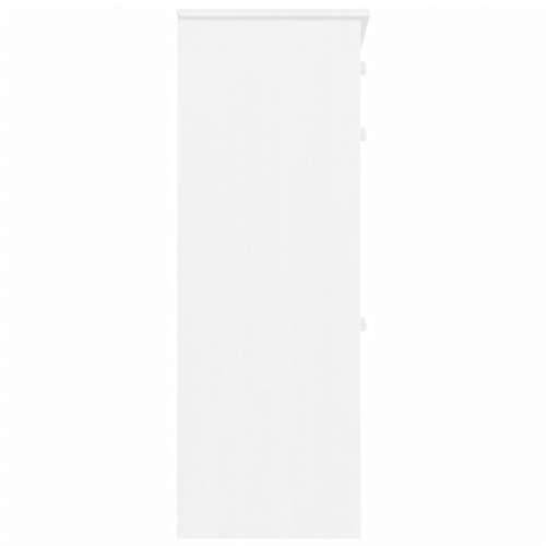 Ormarić za cipele ALTA bijeli 77x35x96 cm od masivne borovine - Bijela 1 Cijena