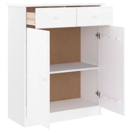 Ormarić za cipele ALTA bijeli 77x35x96 cm od masivne borovine - Bijela 1 Cijena