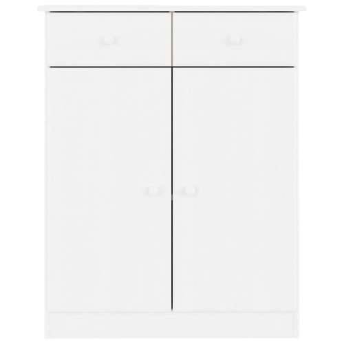 Ormarić za cipele ALTA bijeli 77x35x96 cm od masivne borovine - Bijela 1 Cijena