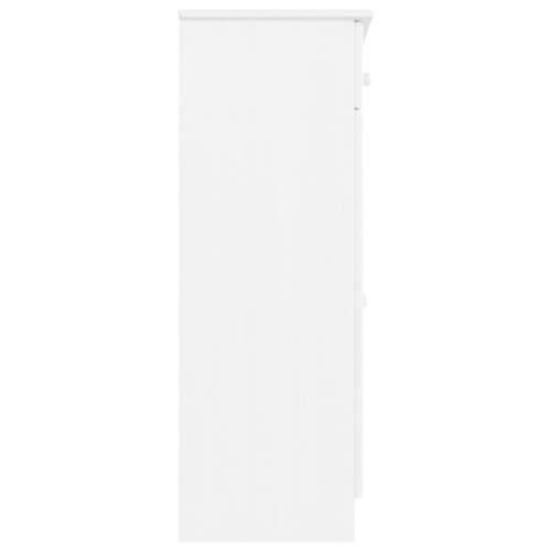 Ormarić za cipele ALTA bijeli 77x35x96 cm od masivne borovine - Bijela 1 Cijena