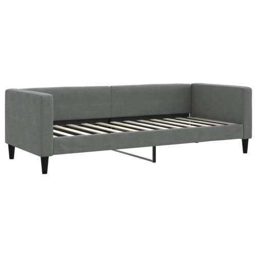 Dnevni krevet tamnosivi 80 x 200 cm od tkanine - Tamno siva 80 x 200 cm bez madraca Cijena